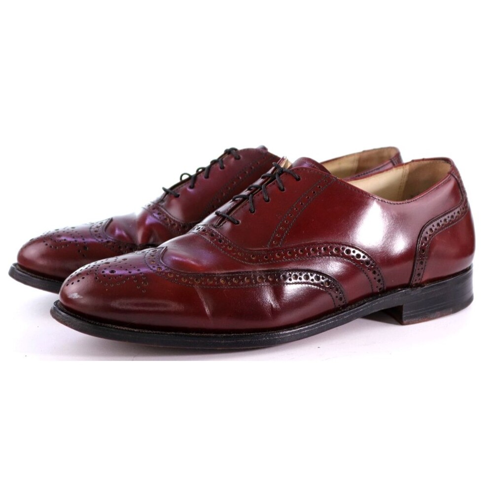Bostonian Impressions Vintage Men's Wingtip Oxfords Shoes Size 10.5 D Leather